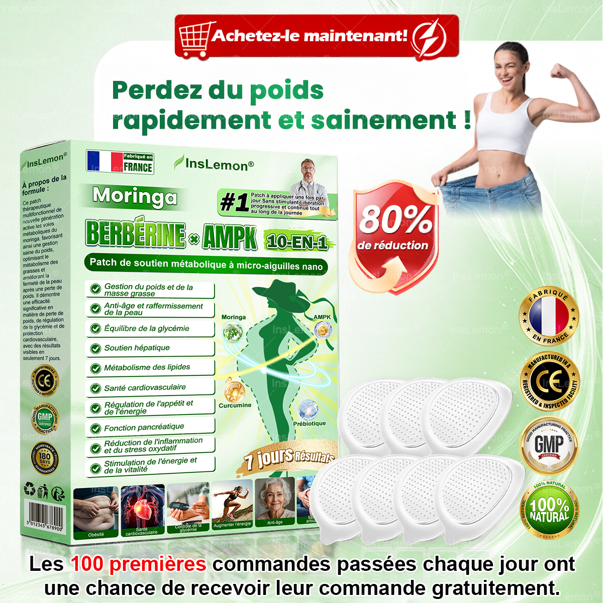 𝐈𝐧𝐬𝐋𝐞𝐦𝐨𝐧®🎁 Plus que 5 boîtes en stock ! Profitez d’une remise supplémentaire de 30 % pour retrouver la forme et le bien-être. Après ça, il faudra attendre l’année prochaine !