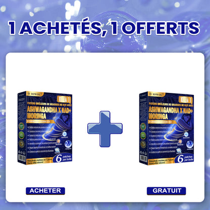 Patchs brûle-graisses nocturnes IOWOL® ! ZÉRO PILULE & ZÉRO DÉCHET & ZÉRO EFFORT & 100 % DE RÉSULTATS.